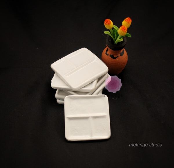 3 Division square plate